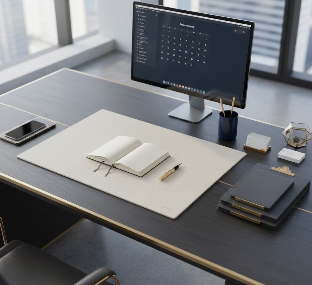 Clean organized workspace